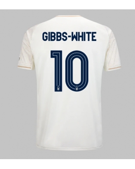 Billige Fotballdrakt Nottingham Forest Morgan Gibbs-White #10 Replika Bortedrakt 2025-26 Kortermet Billige Fotballdrakt Nottingham Forest Morgan Gibbs-White #10 Replika Bortedrakt 2025-26 Kortermet